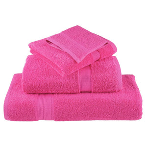 Premium-Gästetücher SOLUND 4 Stk. Rosa 30x50 cm 600 g/m²