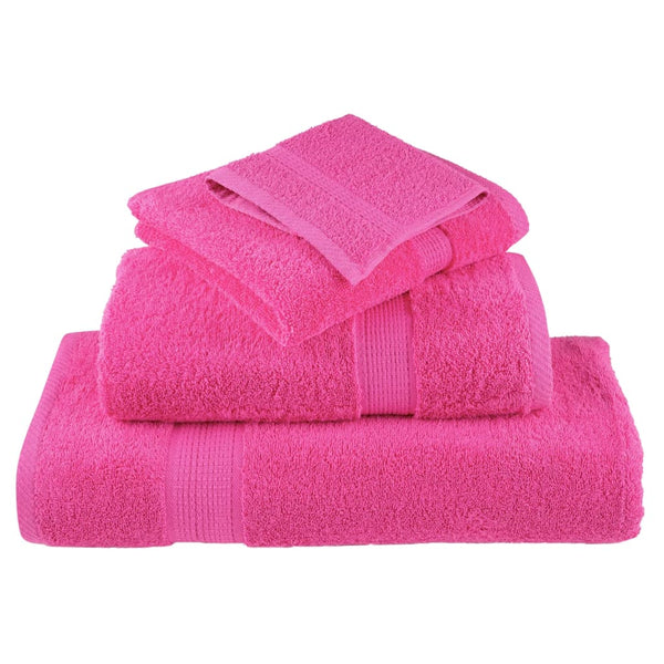 Premium-Handtücher SOLUND 4 Stk. Rosa 50x100 cm 600 g/m²