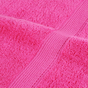 Premium Badetücher SOLUND 4 Stk. Rosa 100x150 cm 600 g/m²