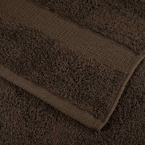 8 tlg. Premium-Handtuch-Set SOLUND Braun 600 g/m²