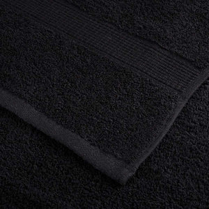 8 tlg. Premium-Handtuch-Set SOLUND Schwarz 600 g/m²