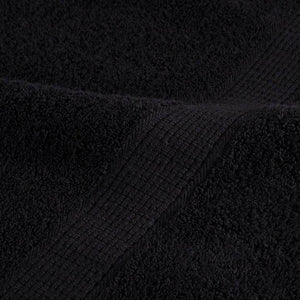 8 tlg. Premium-Handtuch-Set SOLUND Schwarz 600 g/m²