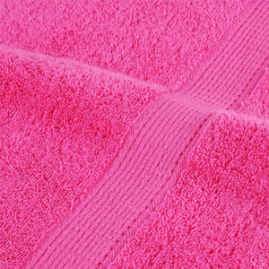 6 tlg. Premium-Handtuch-Set SOLUND Rosa 600 g/m²