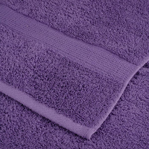 12 tlg. Premium-Handtuch-Set SOLUND Lila 600 g/m²