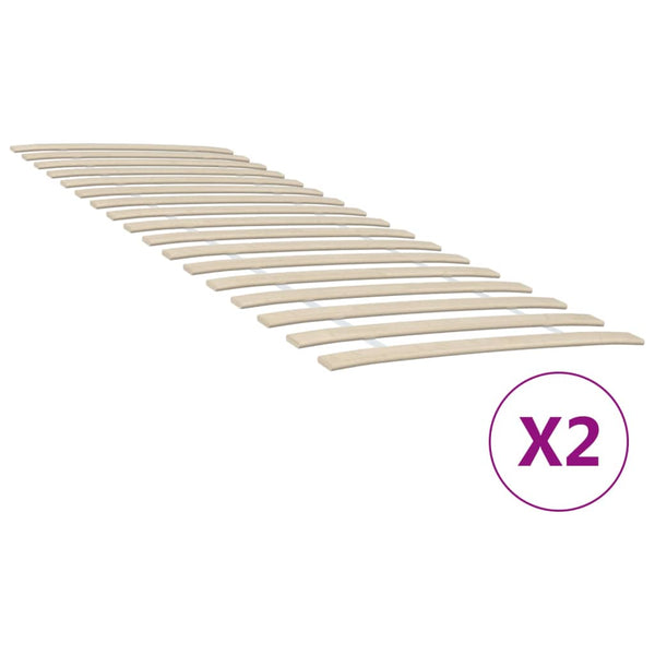 Lattenrost Ersatz 70x200 cm, 2er-Set