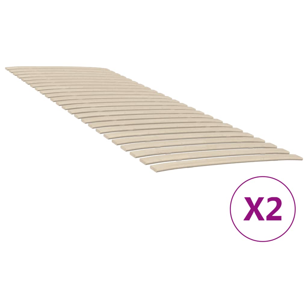 Ersatz-Lattenrost 70x200 cm, 2er-Set