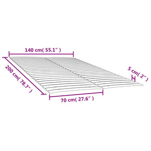 Ersatz-Lattenrost 70x200 cm, 2er-Set