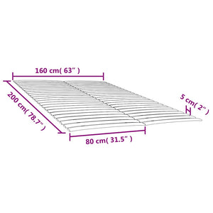 Ersatz-Lattenrost 80x200 cm, 2er-Set