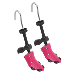 Schuhspanner mit Schuhanzieher Rosa EU 34-40 Kunststoff