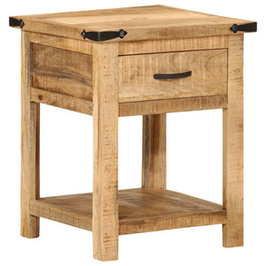 Nachttisch Mango Massivholz 40x40x50 cm