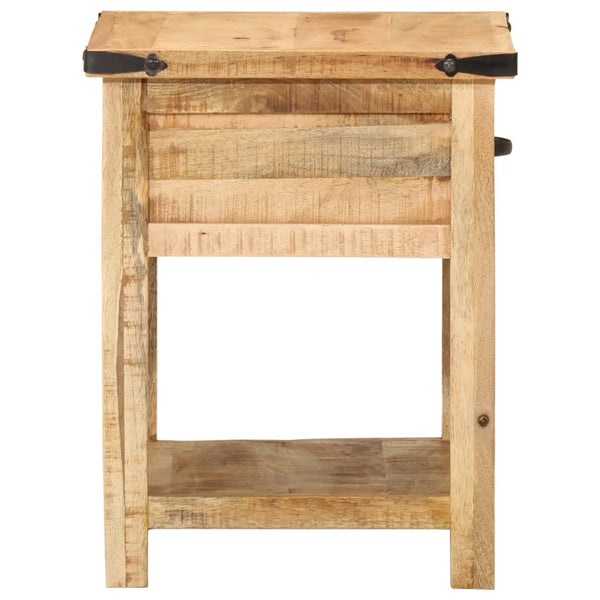 Nachttisch Mango Massivholz 40x40x50 cm