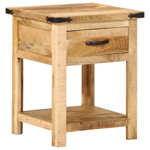 Nachttisch Mango Massivholz 40x40x50 cm