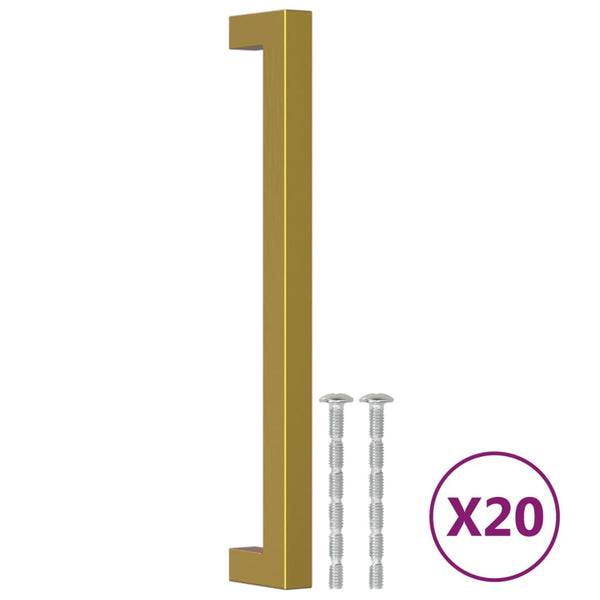 Goldene Möbelgriffe 192mm, 20er Set
