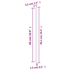 Goldene Möbelgriffe, 480mm, 20er-Set