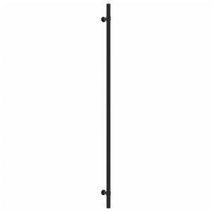 Möbelgriffe Schwarz Edelstahl 480mm - 20er Set