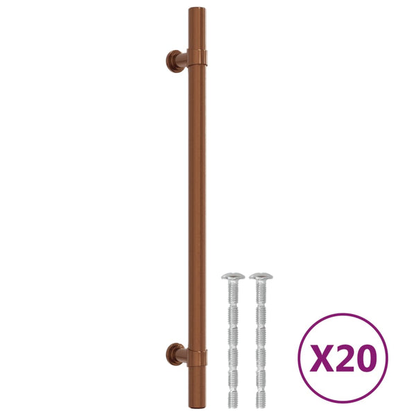 Möbelgriffe Bronze Edelstahl 192mm, 20er-Set