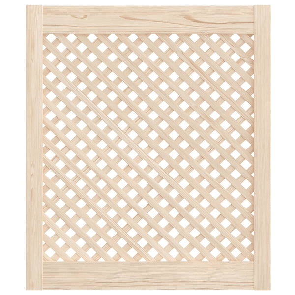 Schranktüren Kiefer Massivholz Gitterdesign 59,5x69cm 2er-Set