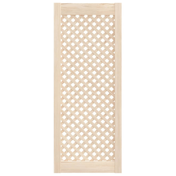 Gitter Schranktüren 39,5x99cm Kiefer Massivholz 2er Set
