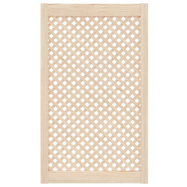 Gitter Schranktüren 59,5x99cm Kiefer Massivholz