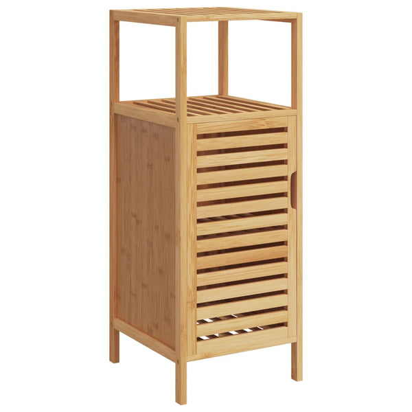 Badezimmerschrank Bambus mit Ablage