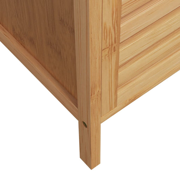Badezimmerschrank Bambus mit Ablage