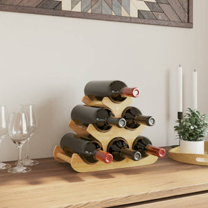 Weinregal Bambus für 6 Flaschen