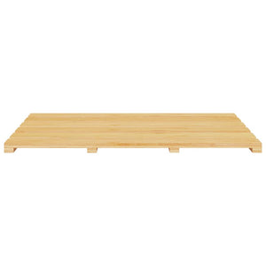 vidaXL Tapis de bain en bambou 54x36 cm