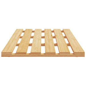 vidaXL Tapis de bain en bambou 54x36 cm