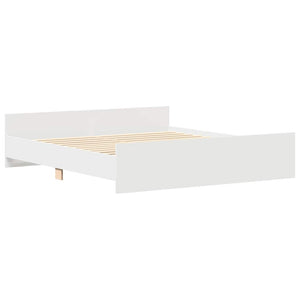 Bettgestell Weiß 200x200 cm