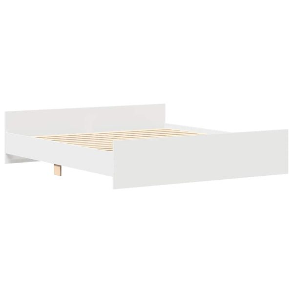 Bettgestell Weiß 200x200 cm