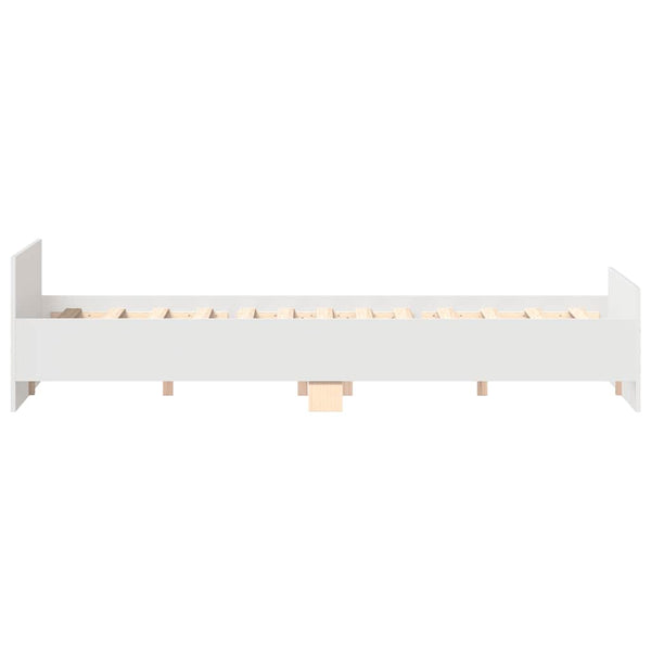 Bettgestell Weiß 200x200 cm