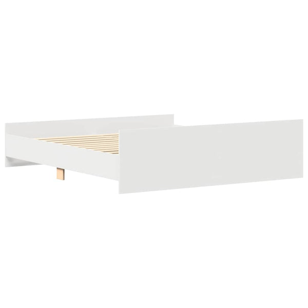 Bettgestell Weiß 200x200 cm