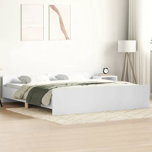 Bettgestell Weiß 200x200 cm