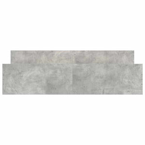 Bettgestell Betongrau 200x200 cm