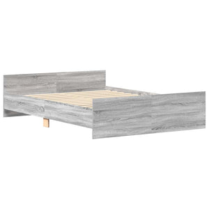 Bettgestell Grau Sonoma 120x200 cm