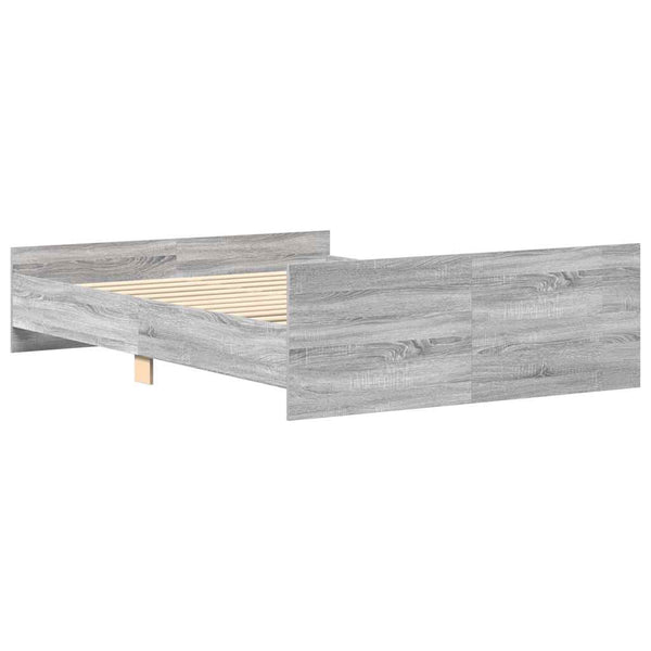 Bettgestell Grau Sonoma 120x200 cm