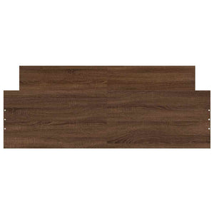Bettgestell 120x200 cm Braun Eiche-Optik