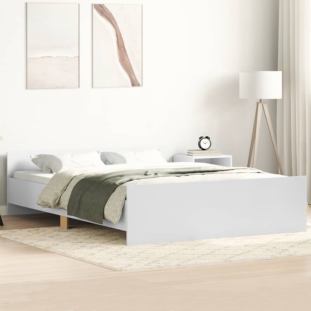 Bettgestell Weiß 140x200 cm