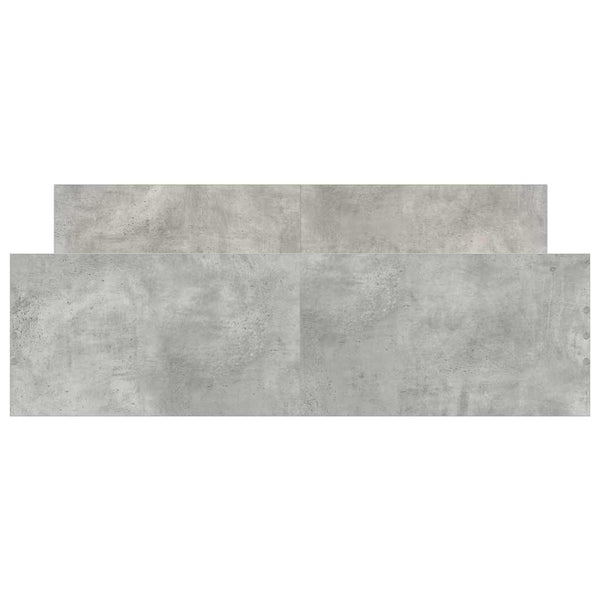 Bettgestell Betongrau 140x200 cm