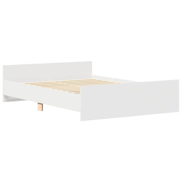 Bettgestell Weiß 150x200 cm