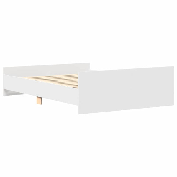 Bettgestell Weiß 150x200 cm