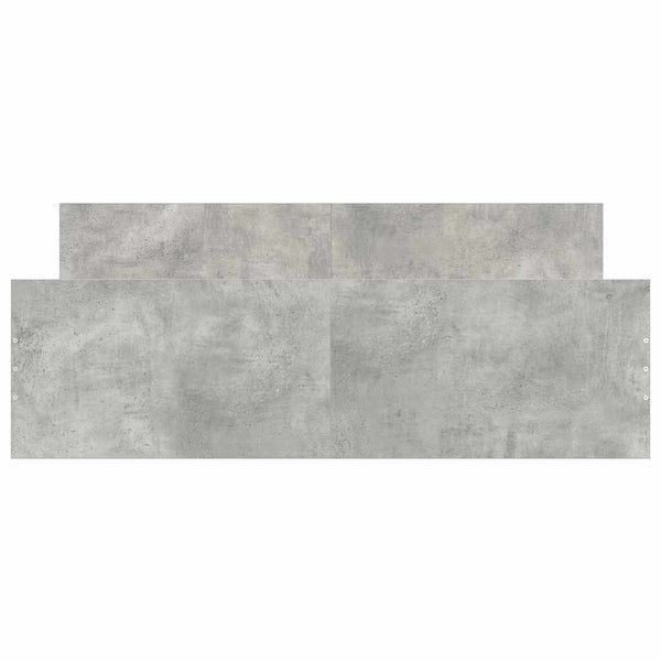 Bettgestell Betongrau 150x200 cm