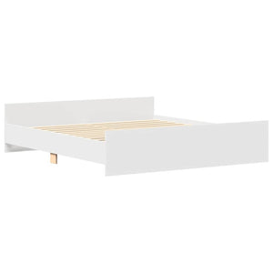 Bettgestell Weiß 160x200 cm