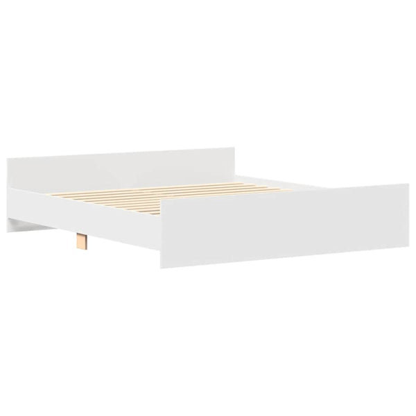 Bettgestell Weiß 160x200 cm