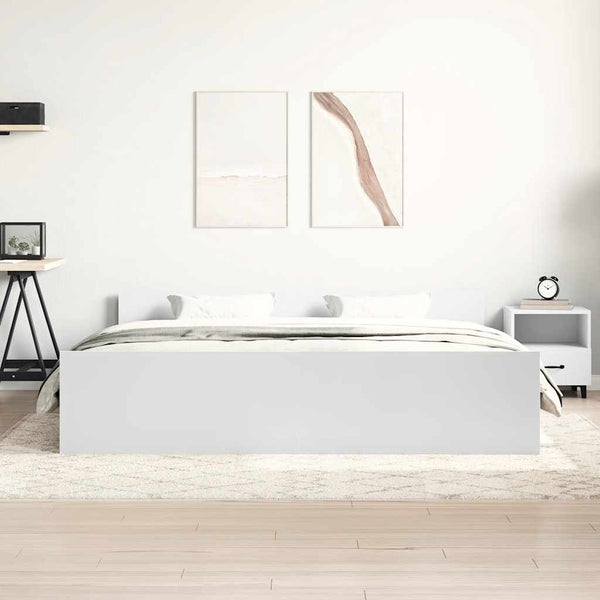 Bettgestell Weiß 160x200 cm