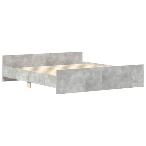 Bettgestell Betongrau 180x200 cm