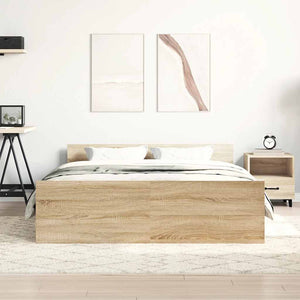 Bettgestell Betongrau 120x190 cm