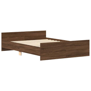 Bettgestell Braun Eiche 120x190 cm