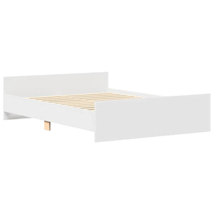 Bettgestell Weiß 140x190 cm