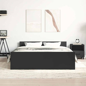 Bettgestell Schwarz 140x190 cm